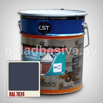 Матовая-краска-RAL 7024 графит 18 кг